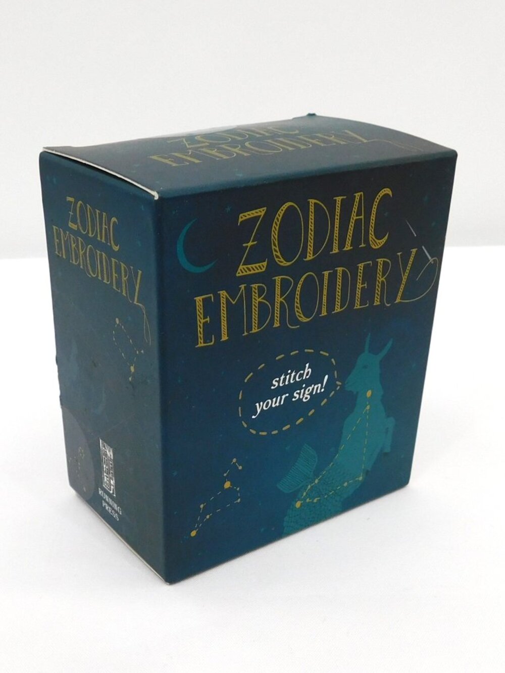 Zodiac Embroidery: Stitch Your Sign Kit w/ Mini Book Astrological 12 Signs NEW